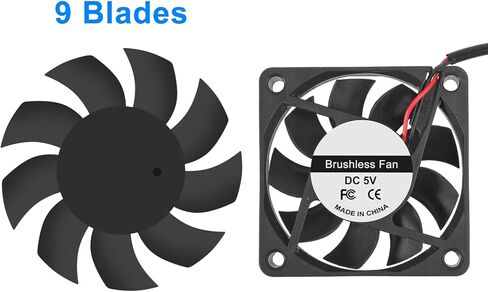 4 قطع 12025 مروحة 120 × 120 × 25 مم تيار مستمر 5 فولت 120 مم × 25 مم USB مروحة تبريد للكمبيوتر الشخصي، محمل كروي بديل 120 مم 4.72 بوصة لتبريد مروحة الكمبيوتر الشخصي - USB in Saudi Arabia
