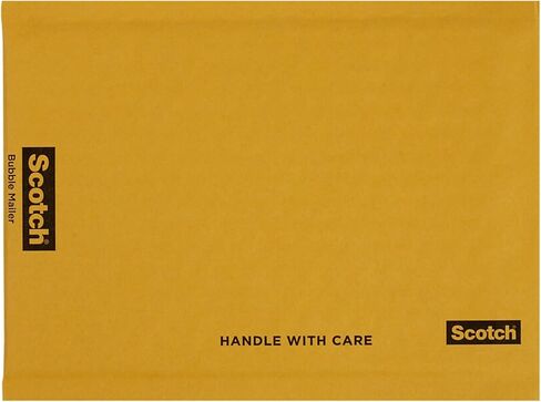Scotch Bubble Mailer, 6 in x 9 in, Size #0, Kraft, 10/Pack (7913) in Saudi Arabia