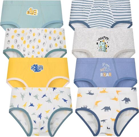 Boys Cotton Briefs Kids Brief Toddler Comfortsoft Underwear Pack of 8 in Saudi Arabia
