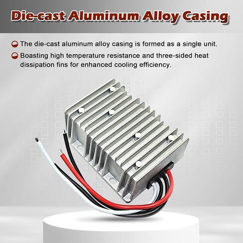 DC 12V Step Up to 24V Boost Converter 5A DC Voltage Regulator Power Converter Waterproof Module Transformer for Golf Cart Club Car Led Lights... in Saudi Arabia