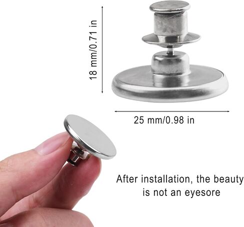 Magnetic Curtain Clips, 0.98 Inch Super Strong Curtain Magnets with Velcro, Suitable for Indoor and Outdoor Curtains, Preventing Light Leakage and Convenient Storage (12 Pairs) in Saudi Arabia