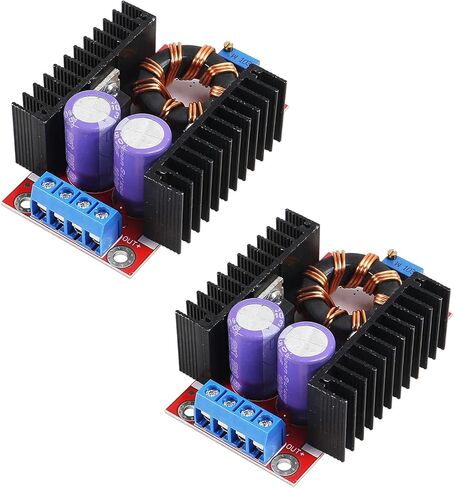 4 قطعة 150 واط 6A DC-DC 10-32 فولت إلى 12-35 فولت تصعيد دفعة محول الجهد قابل للتعديل وحدة وحدة شاحن محولات التيار الكهربائي محول in Kuwait