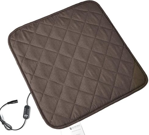 وسادة وسادة مقعد ساخنة من STONECREST، أغطية مقاعد عالمية مريحة قابلة للتنفس، واقيات مقاعد (مخمل، 12 فولت-رمادي) in Kuwait