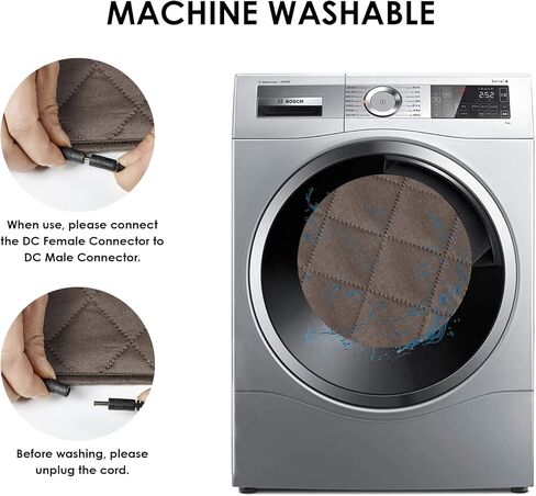 وسادة وسادة مقعد ساخنة من STONECREST، أغطية مقاعد عالمية مريحة قابلة للتنفس، واقيات مقاعد (مخمل، 12 فولت-رمادي) in Kuwait