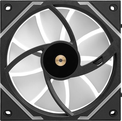 MSI MPG EZ120 ARGB WHITE-1W Fan - 120mm ARGB Fan, Fluid Dynamic Bearing with Extra nut Fixing, Mystic Light & Cooling Wizard Support with MSI motherboards, 1900RPM, 2 Years Warranty in Saudi Arabia