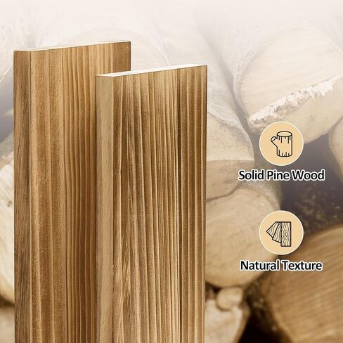 أرفف حائط afuly لغرفة النوم وغرفة المعيشة، أرفف خشبية عائمة لجدار الغرفة، رف مثبت على الحائط لتخزين الكتب ومنظم العرض على شكل حرف L، بني طبيعي حديث ديكور المنزل الخشب الصلب 12 بوصة in Kuwait