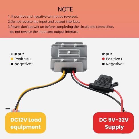 DC to DC Boost Converter 12V Step Up to 24V 10A Waterproof Regulator Power Converter for Golf Cart Club Car LED Strip Light in Kuwait