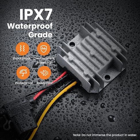 DC to DC Boost Converter 12V Step Up to 24V 10A Waterproof Regulator Power Converter for Golf Cart Club Car LED Strip Light in Kuwait