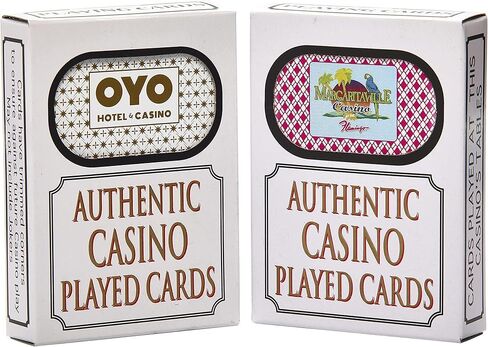 Genuine Casino Cards - Four Played Decks from Assorted Nevada Casino Cartas Casino Quality Playing Cards NO Jokers 4 Pack in Saudi Arabia