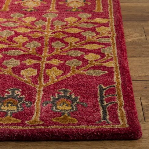 SAFAVIEH Heritage Collection Accent Rug - 2' x 3', Red & Multi, Handmade Traditional Oriental Wool, Ideal for High Traffic Areas in Entryway, Living Room, Bedroom (HG418Q) in Saudi Arabia