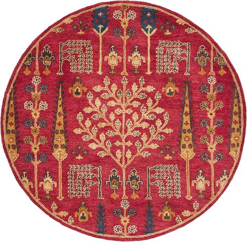 SAFAVIEH Heritage Collection Accent Rug - 2' x 3', Red & Multi, Handmade Traditional Oriental Wool, Ideal for High Traffic Areas in Entryway, Living Room, Bedroom (HG418Q) in Saudi Arabia