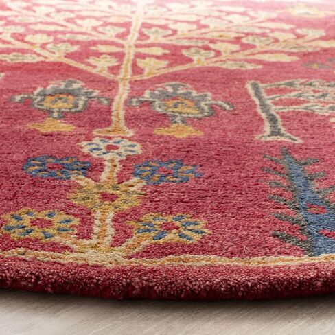 SAFAVIEH Heritage Collection Accent Rug - 2' x 3', Red & Multi, Handmade Traditional Oriental Wool, Ideal for High Traffic Areas in Entryway, Living Room, Bedroom (HG418Q) in Saudi Arabia