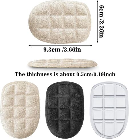 2 Pairs Heel Pads for Shoes,Shock Absorption Heel Inserts for Women & Men,Heel Lifts for Women,Heel Spur Relief Products,Adhesive Gel Heel Pads for Improved Heel Support & Shoe Comfort in Saudi Arabia