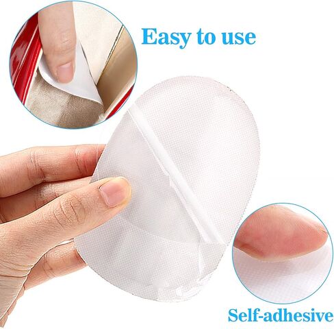 2 Pairs Heel Pads for Shoes,Shock Absorption Heel Inserts for Women & Men,Heel Lifts for Women,Heel Spur Relief Products,Adhesive Gel Heel Pads for Improved Heel Support & Shoe Comfort in Saudi Arabia