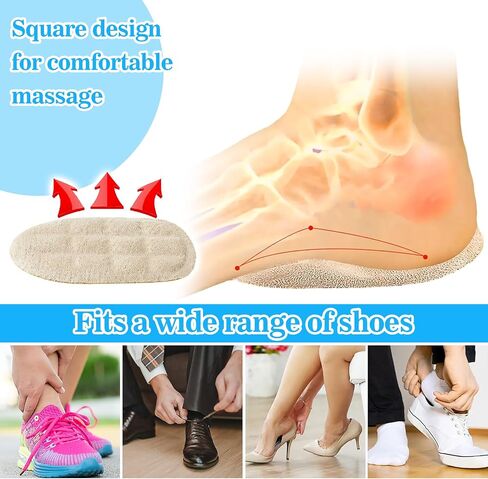 2 Pairs Heel Pads for Shoes,Shock Absorption Heel Inserts for Women & Men,Heel Lifts for Women,Heel Spur Relief Products,Adhesive Gel Heel Pads for Improved Heel Support & Shoe Comfort in Saudi Arabia
