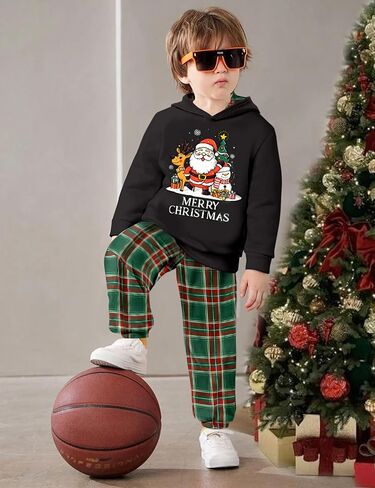 Von kilizo Toddler Baby Boy Clothes Fall Outfits Cute FashionsHoodie Sweatsuit Top+Tie-Dye Pants 2PCS Set in Kuwait