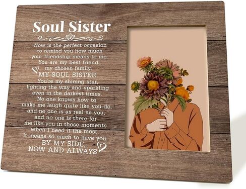 Sister In Law Gift, Picture Frame Desk Decor Gift, Sister-in-Law Photo Frame Gift for Bride In Wedding, Bonus Sister Gift for Birthday, Not Sister By Blood but Forever Sisters By Heart in Saudi Arabia