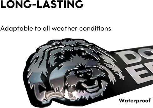 Dog Edition Car Badges, 3D Dog Car Badge Laser Cutting Car Emblem, Metal Car Exterior Emblems Badge,Cute Dogs Badge Rated Car Decals Bumper Stickers Decoration (Labrador) in Saudi Arabia