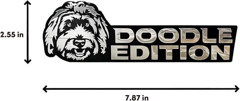 Dog Edition Car Badges, 3D Dog Car Badge Laser Cutting Car Emblem, Metal Car Exterior Emblems Badge,Cute Dogs Badge Rated Car Decals Bumper Stickers Decoration (Labrador) in Saudi Arabia