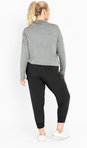 AVENUE Women's Plus Size Pant Leah, Black in Saudi Arabia