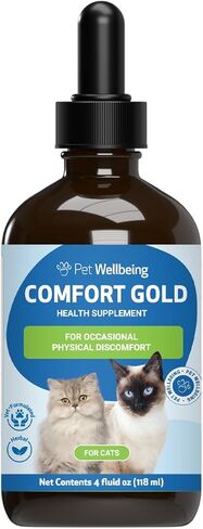 Pet Wellbeing Comfort Gold for Cats - Vet-Formulated - Supports Feline Physical Comfort - Natural Herbal Supplement 2 oz (59 ml) in Saudi Arabia