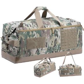 Large Military Tactical Duffle Bag Duffel Backpack for Special Work,Sports,Traveling,Camping 85L