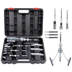 7PCS Engine Cylinder Hone Tool Set with Box, Adjustable Engine Cylinder Hone Tool Kit from Sizes 3/4" to 7" Cylinders, Engine Cylinder Grinding and Polishing Tools with 1-⅛", 3" and 4" Honing Stones