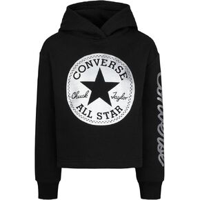 Converse Girls' Chuck Patch Cropped Hoodie (Little Kids)