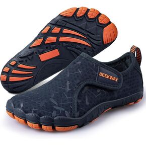 SEEKWAY Barefoot Water Shoes for Kids - Wide Toe Box and Quick-Dry Sand Shoes Toddler for Hiking Swim Beach Pool Kayak Sport Accessories, Camping Essentials Non-Slip for Boys Girls Sizes
