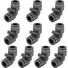PV5/16"OD Black air fitting air hose quick connect fittings air line fittings air line quick connect fittings bowden coupler fuel line connector (10 per box)