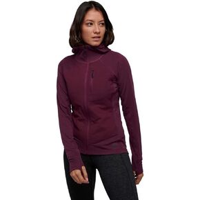 BLACK DIAMOND Equipment Women's Coefficient Lt Hybrid Hoody - Blackberry - Extra Small