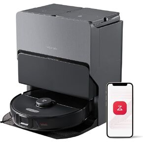 roborock S8 Max Ultra Robot Vacuum and Mop, Auto Mop Washing&Drying, Smart Dirt Detection, Self-Emptying, 8000Pa Suction, 20mm Mop Lifting, White
