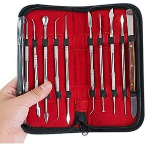 Dental Resin Filling Tools ， Dental Lab Equipment Dental Stainless Steel Kit