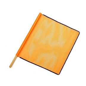 Mutual Industries 14968-30-24 Heavy-Duty Mesh Safety Traffic Warning Flag, 24" x 24" x 30" (Pack of 10)