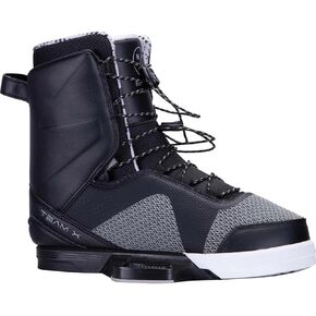 Hyperlite Team X Mens Wakeboard Bindings Black/Grey (7-8)