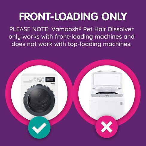 Vamoosh Pet Hair Dissolver for Washing Machines, 6x 3.5oz (2 Boxes), Removes Odour Dissolves Dog, Cat, Animal Fur, Cleans Pet Bedding in Washing Machine, Easy to Use, Up to 6 Washes in Kuwait