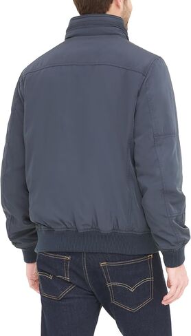 Tommy Hilfiger Men's Lightweight Microtwill Golf Jacket (Standard and Big & Tall), Deep Navy, Large in Saudi Arabia