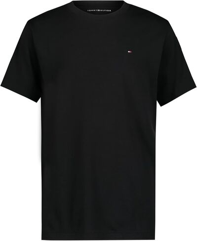 Tommy Hilfiger Boys' Short Sleeve Solid Crew Neck T-Shirt, Soft, Comfortable, Relaxed Fit in Saudi Arabia