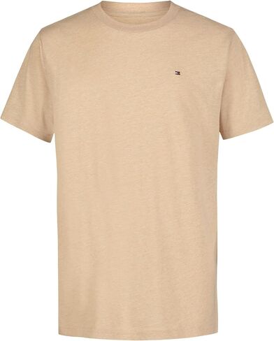 Tommy Hilfiger Boys' Short Sleeve Solid Crew Neck T-Shirt, Soft, Comfortable, Relaxed Fit in Saudi Arabia