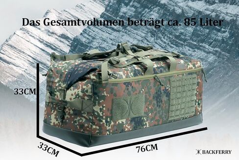 Large Military Tactical Duffle Bag Duffel Backpack for Special Work,Sports,Traveling,Camping 85L in Saudi Arabia