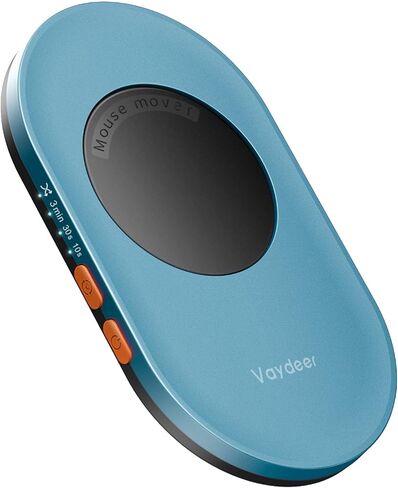 Vaydeer Ultra Slim Mouse Mover, Air 3 Mouse Jiggler with Adjustable Interval Timer, Undetectable & Noiseless, Simulates Realistic Mouse Movement, Driver-Free for Keeping The PC Active (Mint Green) in Saudi Arabia