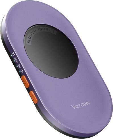 Vaydeer Ultra Slim Mouse Mover, Air 3 Mouse Jiggler with Adjustable Interval Timer, Undetectable & Noiseless, Simulates Realistic Mouse Movement, Driver-Free for Keeping The PC Active (Mint Green) in Saudi Arabia