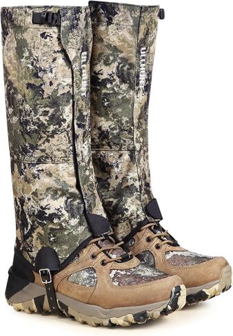 UIIHUNT Hunting Gaiters Leg Gaiters: High-Performance Hunting Boot Gaiters, Waterproof Hiking Gaiters with Upgraded Rubber in Kuwait