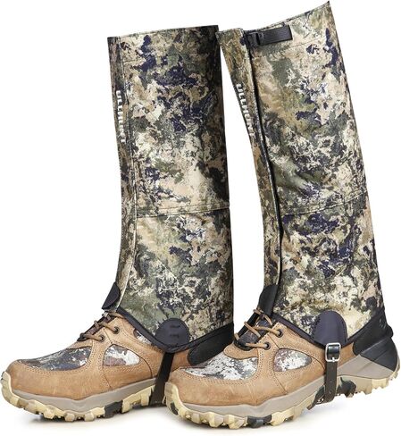 UIIHUNT Hunting Gaiters Leg Gaiters: High-Performance Hunting Boot Gaiters, Waterproof Hiking Gaiters with Upgraded Rubber in Kuwait