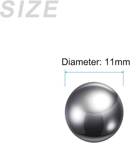 METALLIXITY Precision Balls G100 1.8mm 100pcs, 304 Stainless Steel Bearing Balls Beads - for Industry Kit, Machinery, Automotive, and DIY in Kuwait