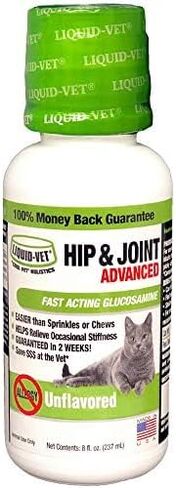LIQUID-VET Feline Hip & Joint Advanced Formula, Seafood Flavor, 8 oz in Saudi Arabia