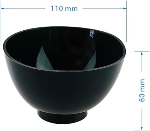 Dental Mixing Bowl for Gypsum Materials, Silicone Mixing Bowl for Mask, Hair Color Cream Easy to Clean (M) in Kuwait