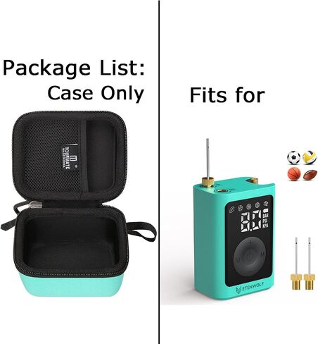 Hard Storage Case for ETENWOLF Pump Inflation - Travel Case for Electric Ball Pump Inflation & Deflation 2-17PSI(Only Case) in Kuwait
