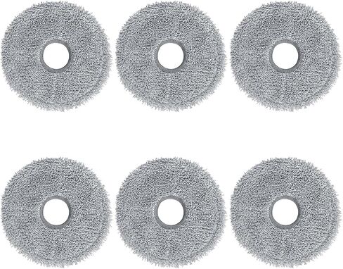 Robot Vacuum Cleaner Replacement Parts Accessories Kit Compatible with Dreame X40 Pro / X40 Ultra / S30 Pro Ultra (6 Mop Cloth Pads Cleaning Wipe Rags) in Saudi Arabia