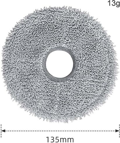 Robot Vacuum Cleaner Replacement Parts Accessories Kit Compatible with Dreame X40 Pro / X40 Ultra / S30 Pro Ultra (6 Mop Cloth Pads Cleaning Wipe Rags) in Saudi Arabia